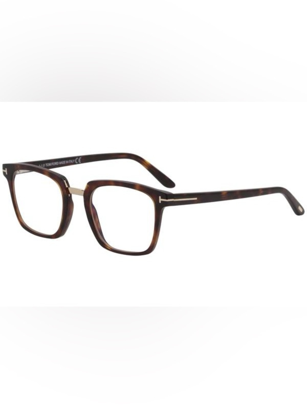 Tom Ford 5523-B Tortoiseshell Square Frame Glasses Blue Light. W Case